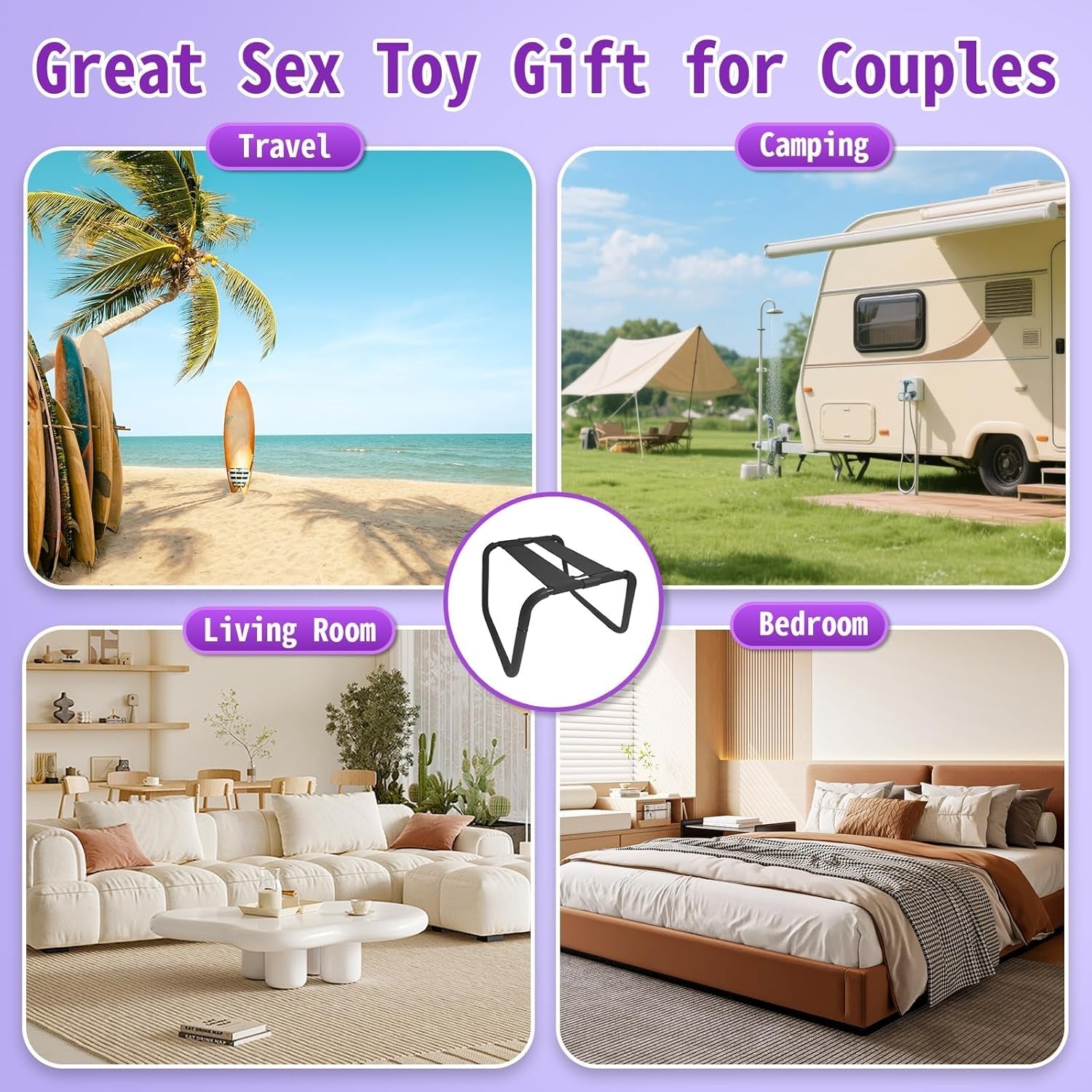 FlexRide Adjustable Bouncing Intimacy Sex Chair