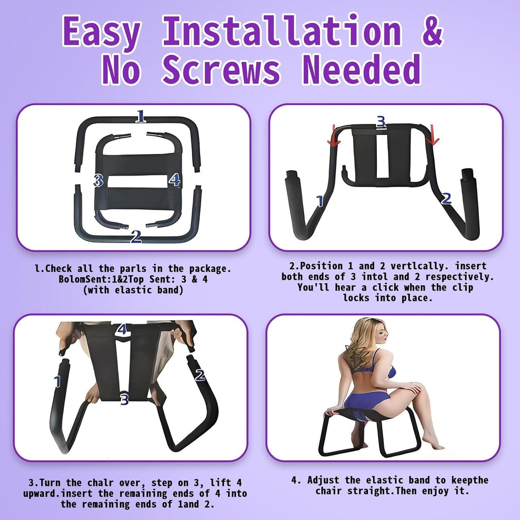 FlexRide Adjustable Bouncing Intimacy Sex Chair