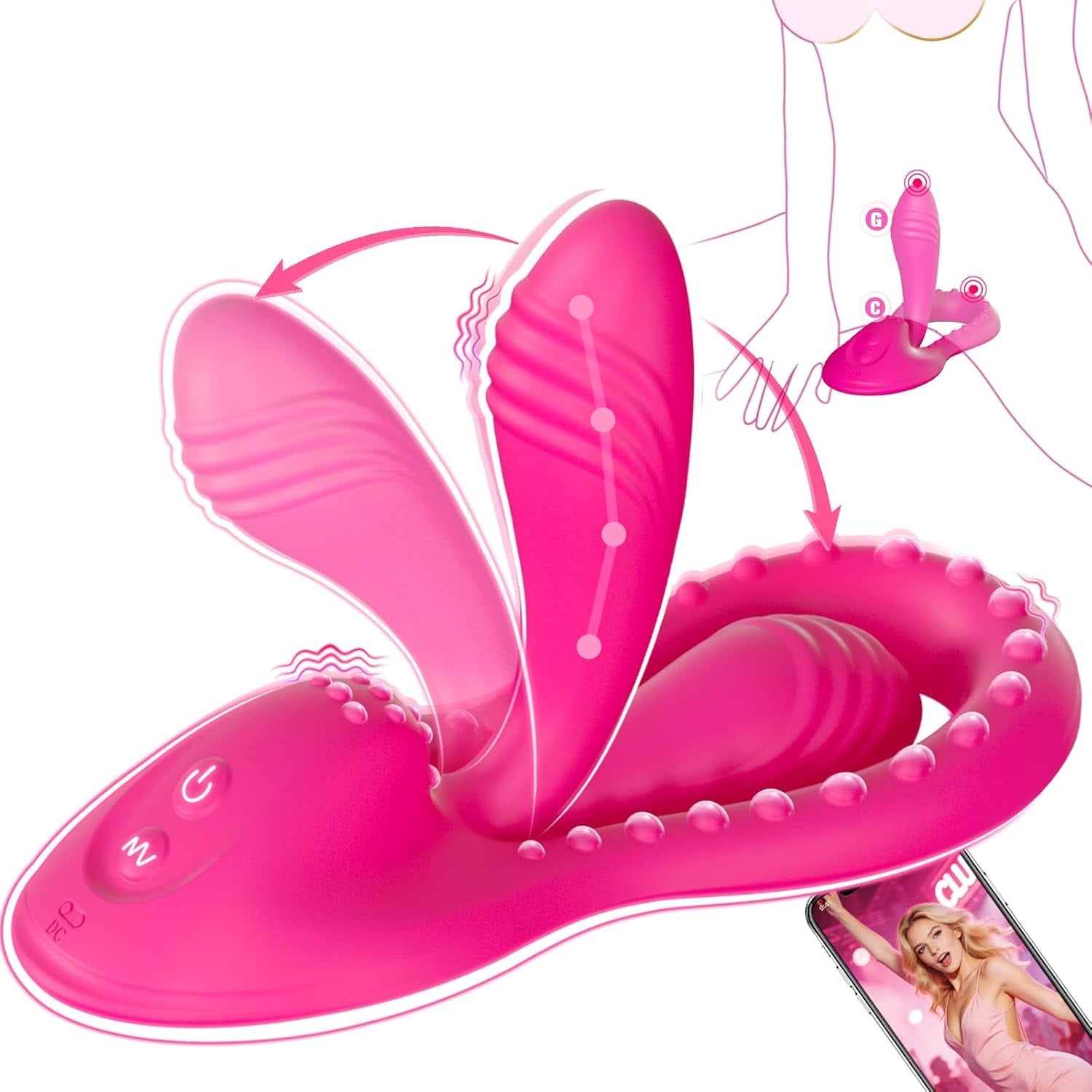 FlexSiren 360° Bendable Riding Dildo Vibrator