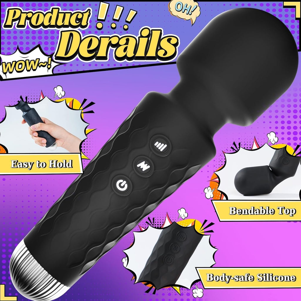 FlexVibe 20-Mode Wand Vibrator