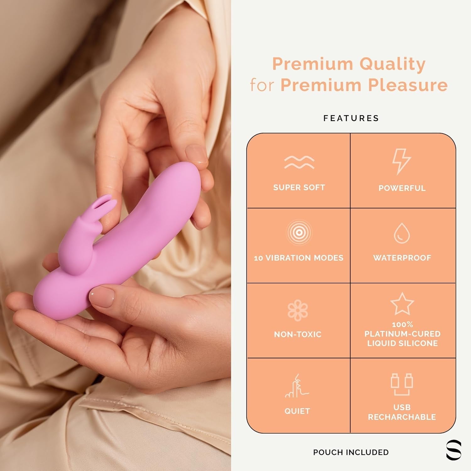 FlickerBunny Mini 10-Mode Rabbit Vibrator