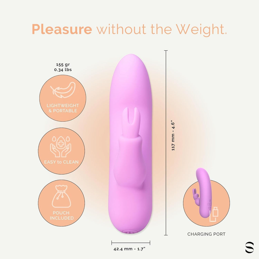 FlickerBunny Mini 10-Mode Rabbit Vibrator