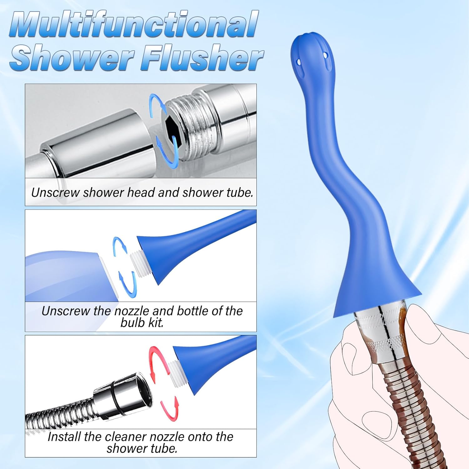 FlowClean 360° Anti-Backflow Enema Kit