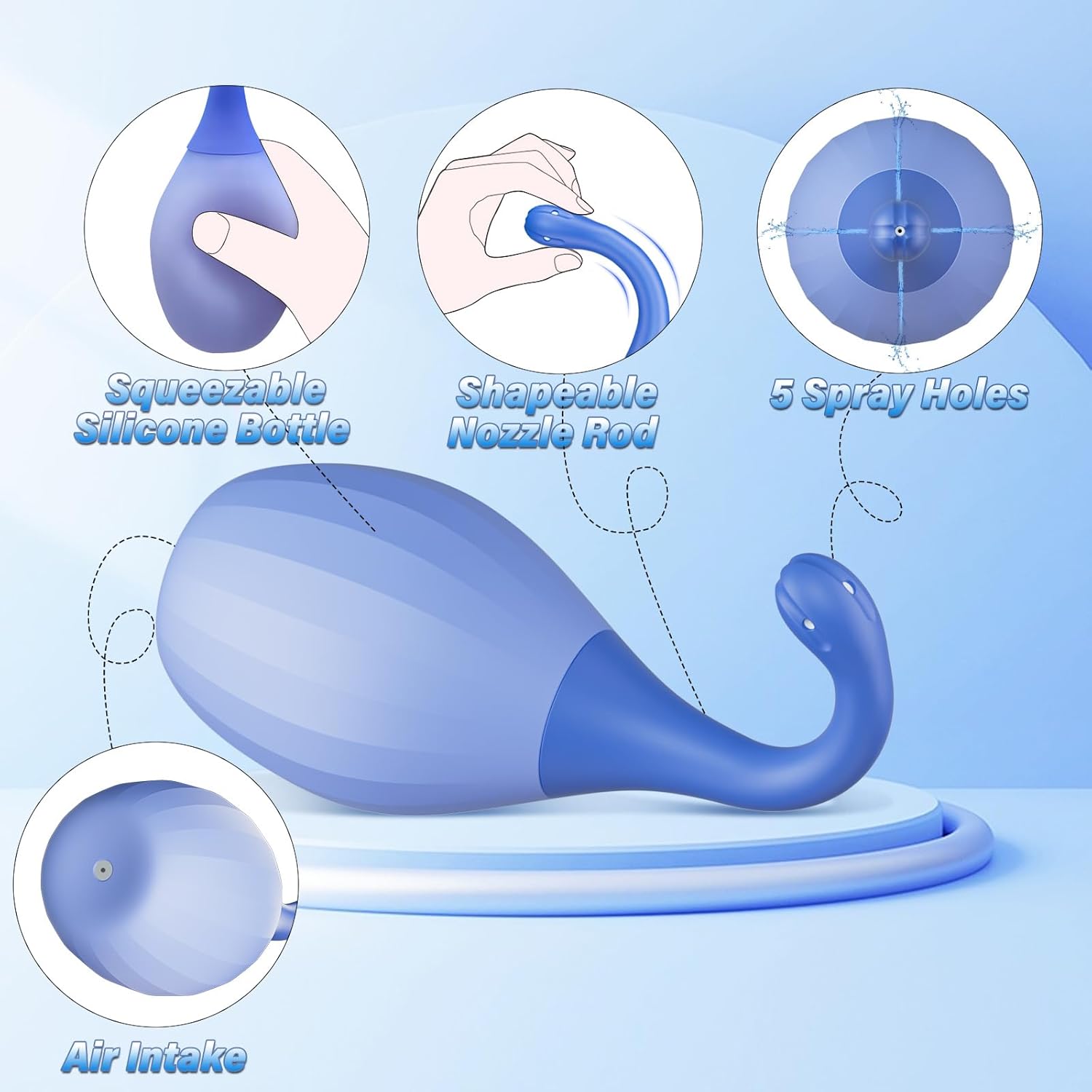 FlowClean 360° Anti-Backflow Enema Kit