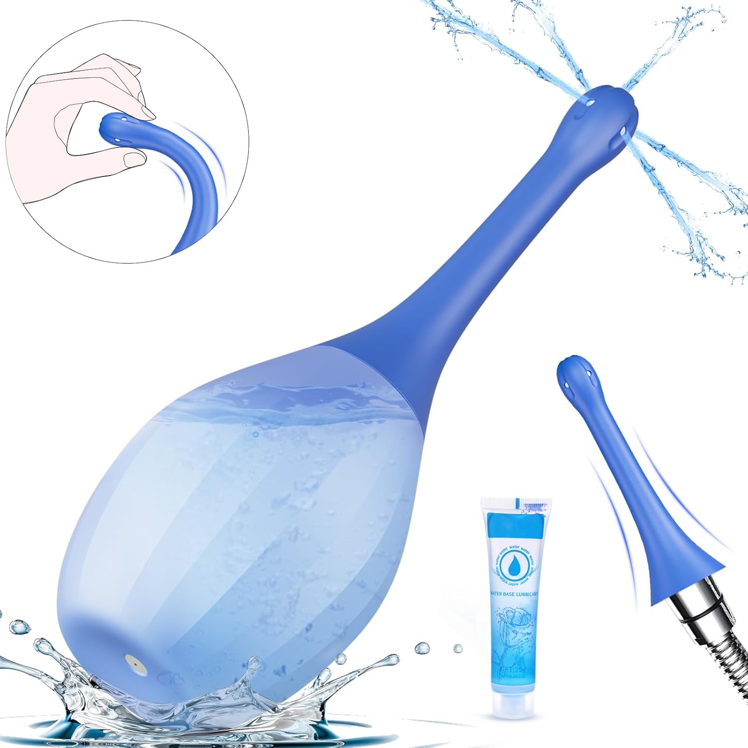 FlowClean 360° Anti-Backflow Enema Kit