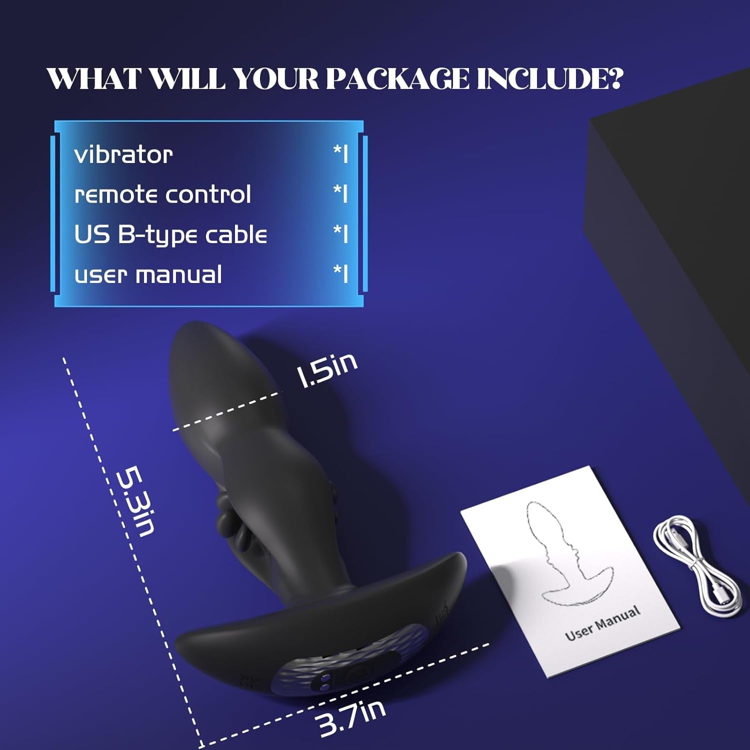 FlutterCore Flapping Prostate Massager & Anal Plug