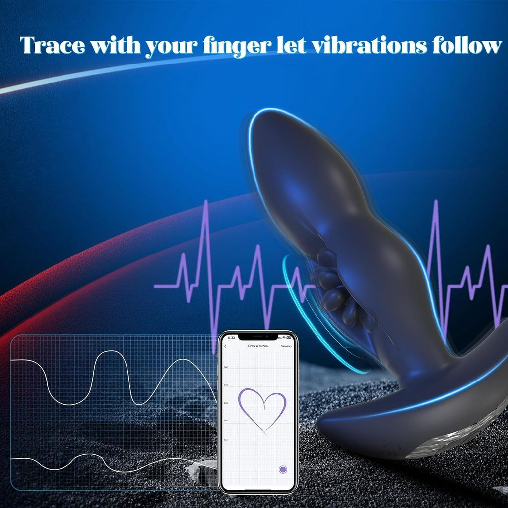FlutterCore Flapping Prostate Massager & Anal Plug