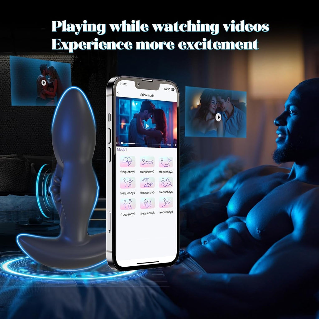 FlutterCore Flapping Prostate Massager & Anal Plug