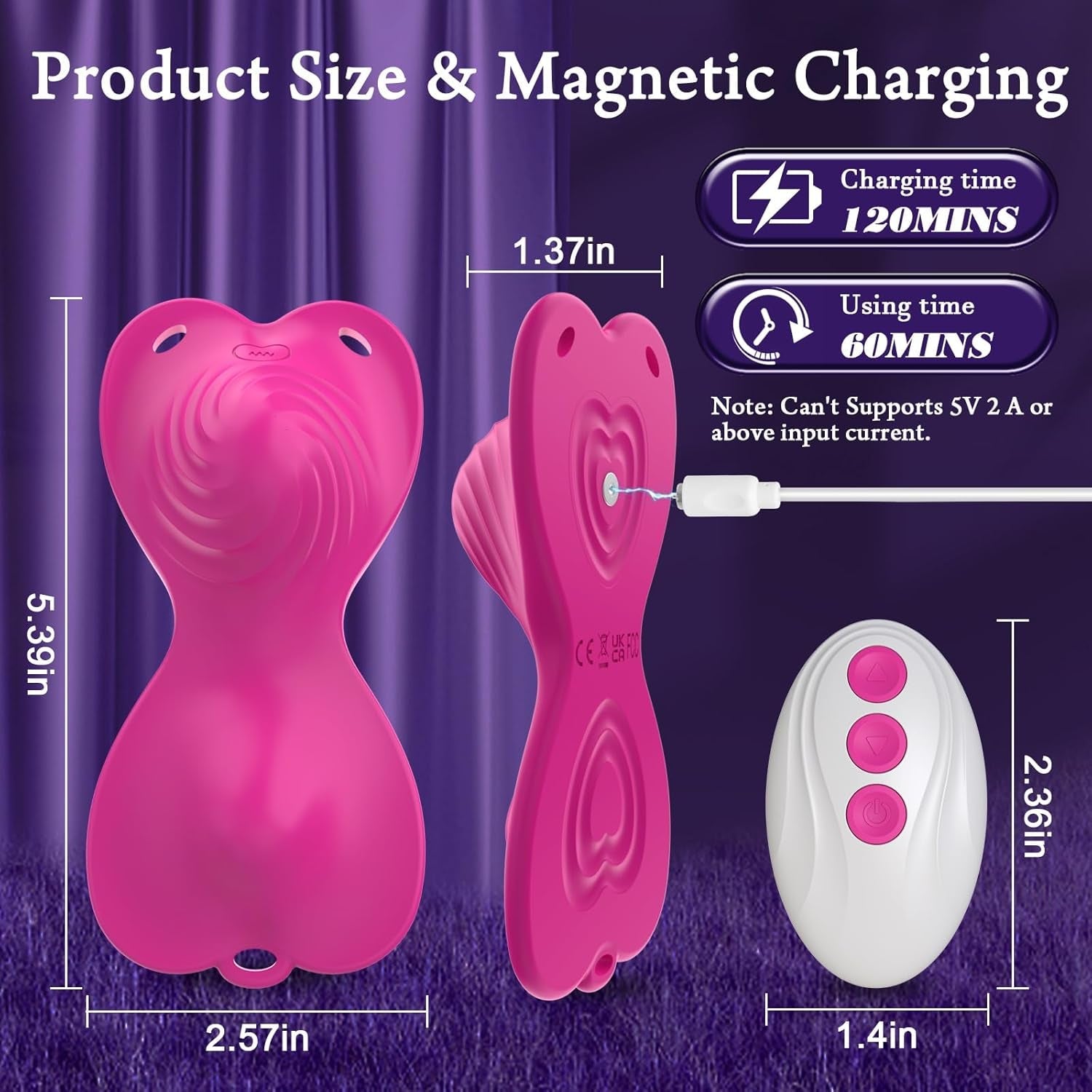 FlutterRide App Controlled Butterfly Ride-On Vibrator