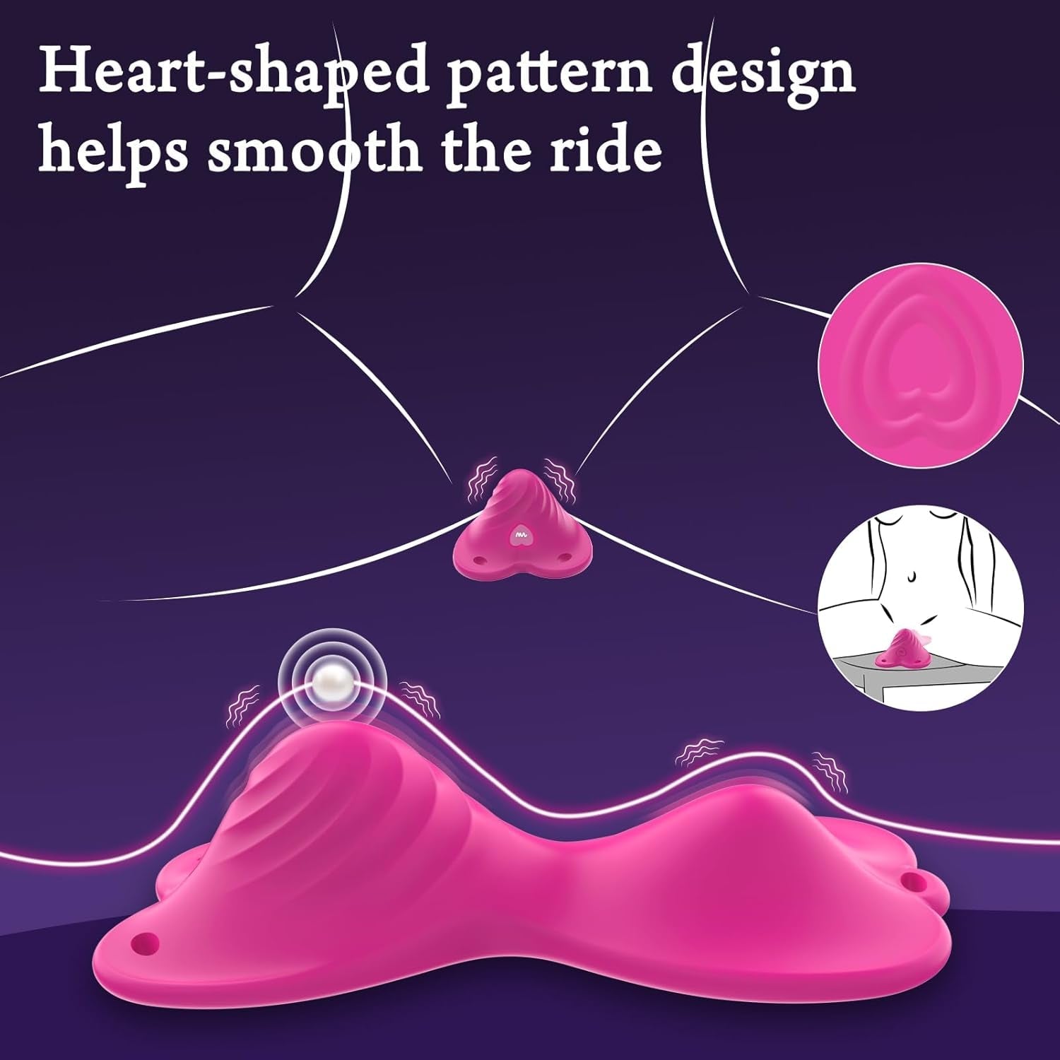 FlutterRide App Controlled Butterfly Ride-On Vibrator