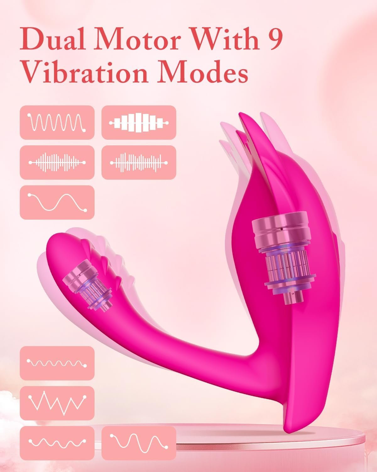 FlutterSync App-Controlled Wearable Clit Vibrator