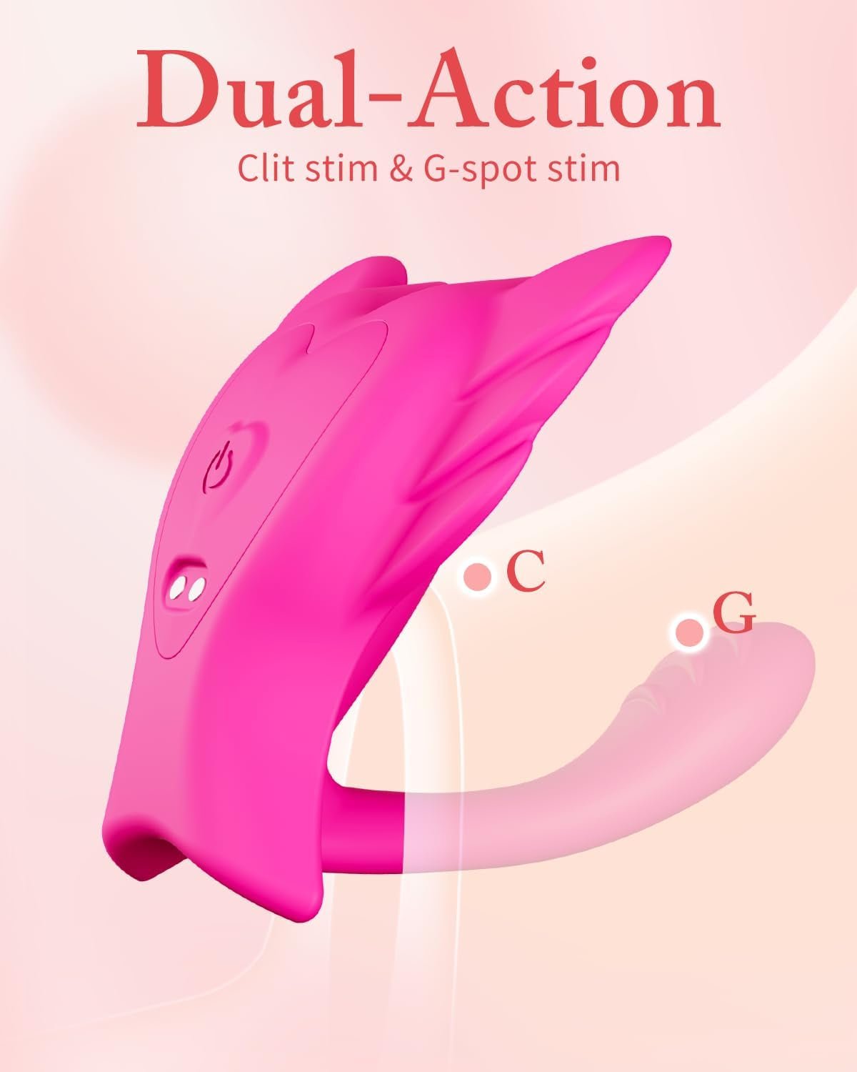 FlutterSync App-Controlled Wearable Clit Vibrator