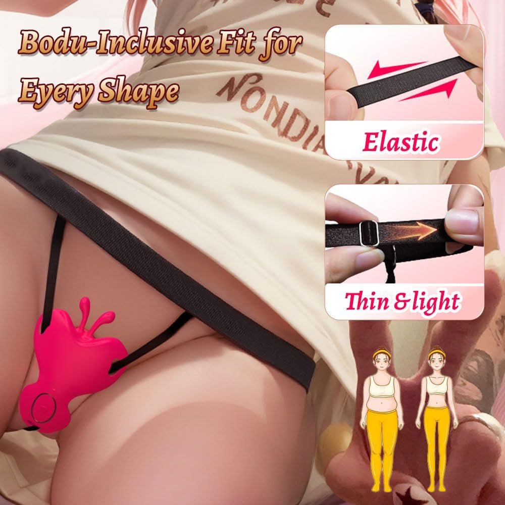 FlutterThrust Hands-Free Butterfly Panty Vibrator