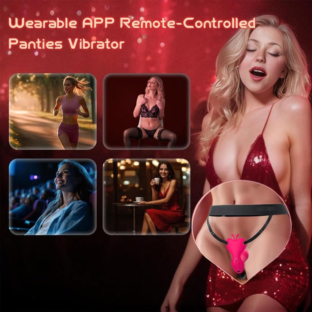 FlutterThrust Hands-Free Butterfly Panty Vibrator