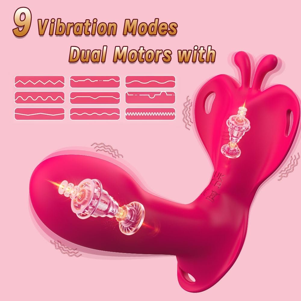 FlutterThrust Hands-Free Butterfly Panty Vibrator