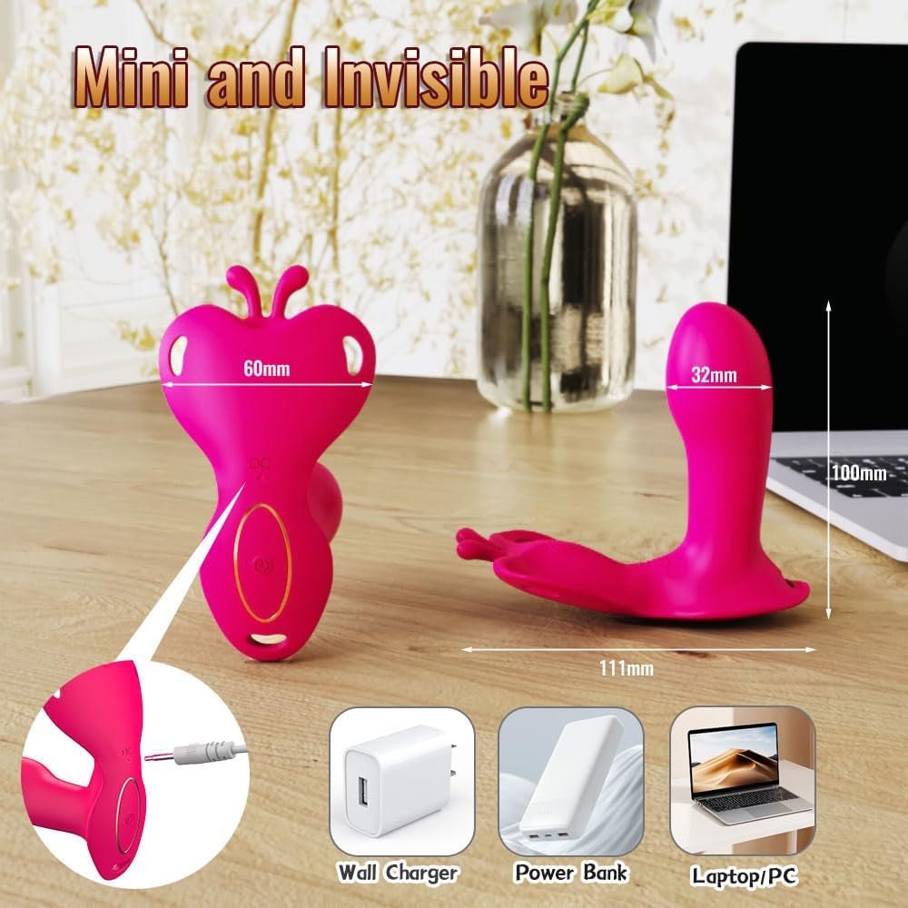 FlutterThrust Hands-Free Butterfly Panty Vibrator