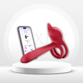 FoxBloom Vibrating Dual-Motor Cock Ring Clit Stimulator