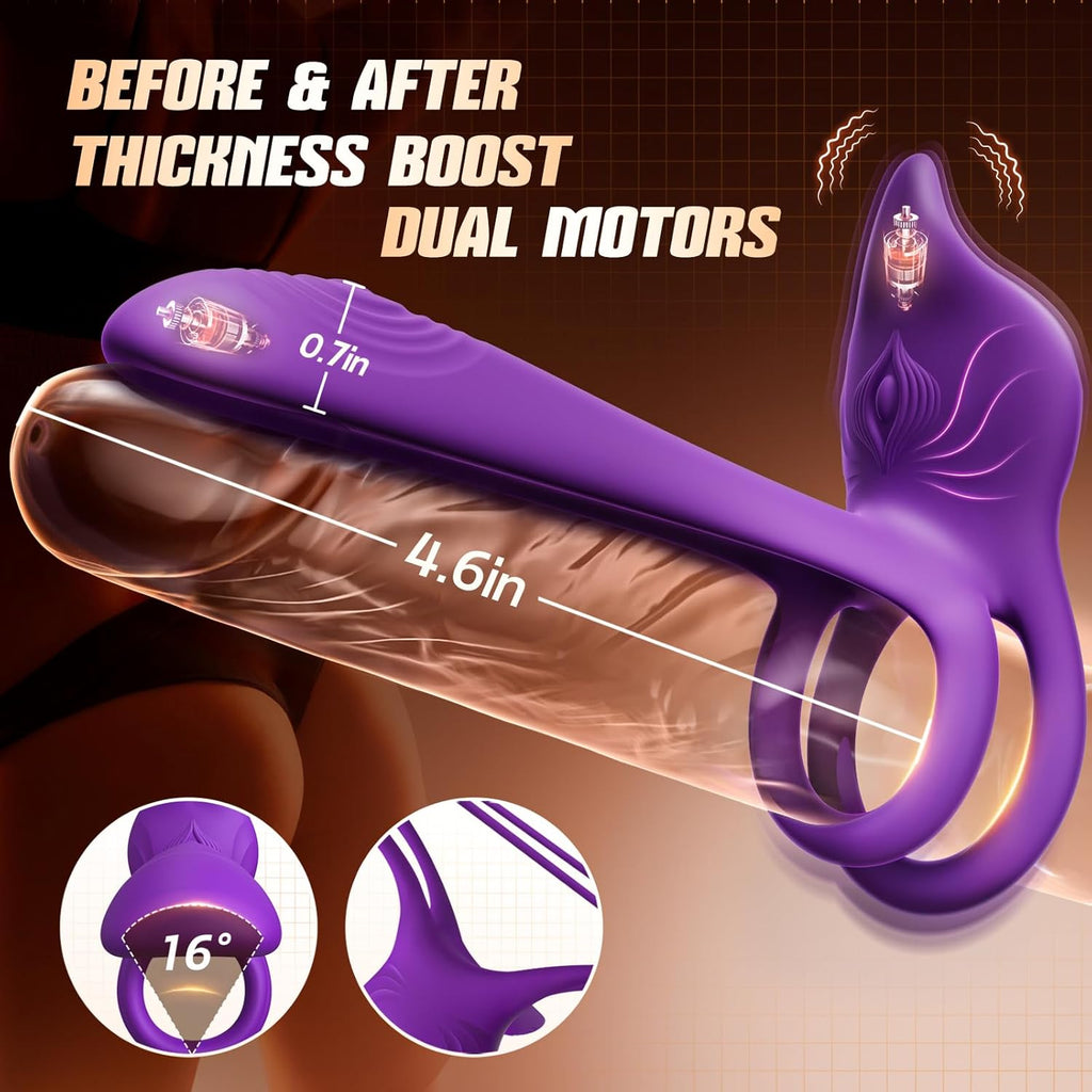 FoxPulse Couples Vibrating Cock Ring