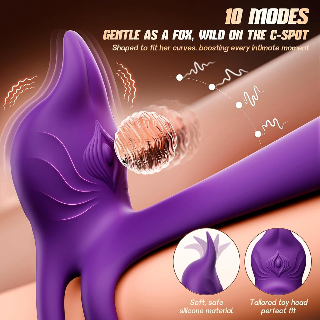 FoxPulse Couples Vibrating Cock Ring