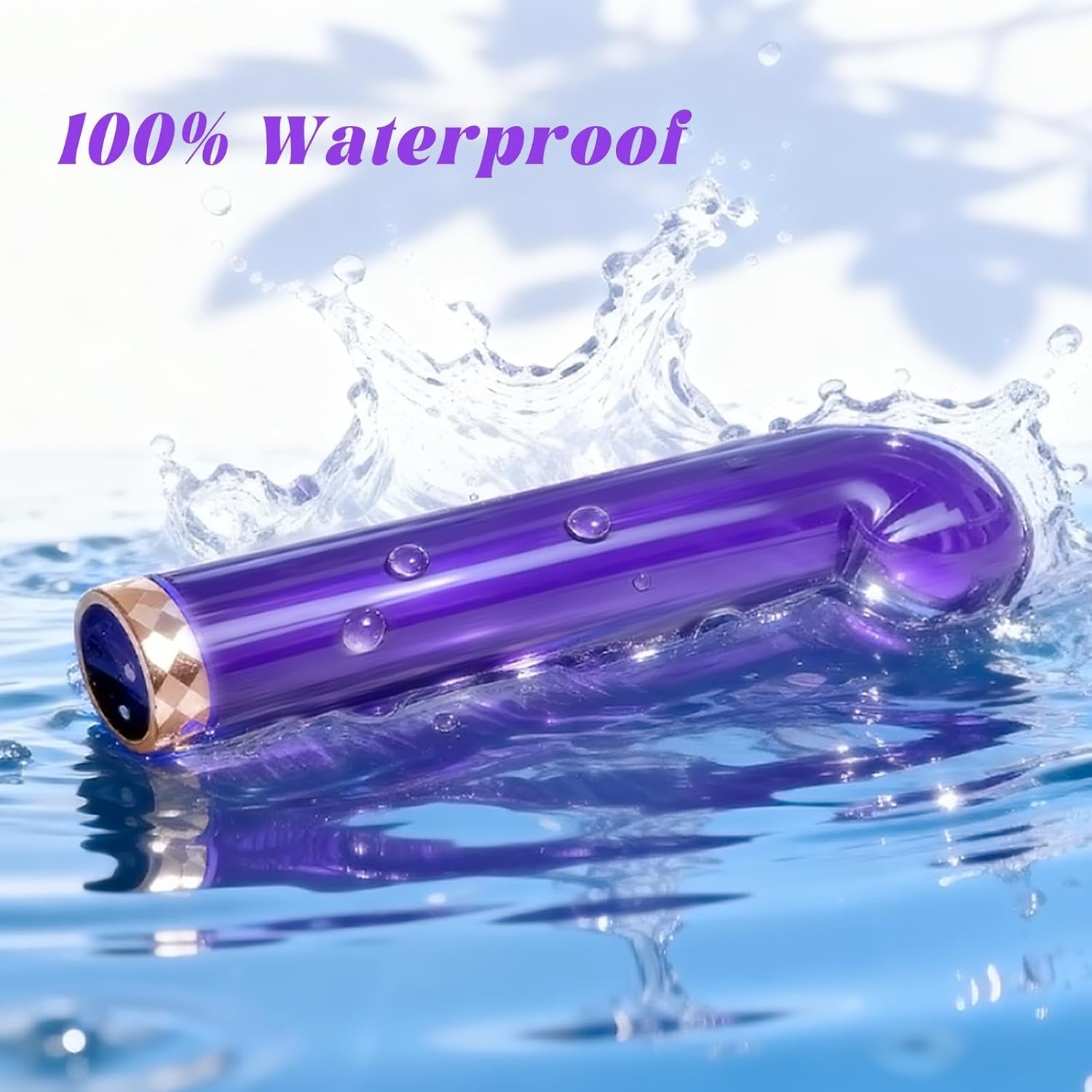 FrostedArc Curved Glass Bullet G-Spot Vibrator
