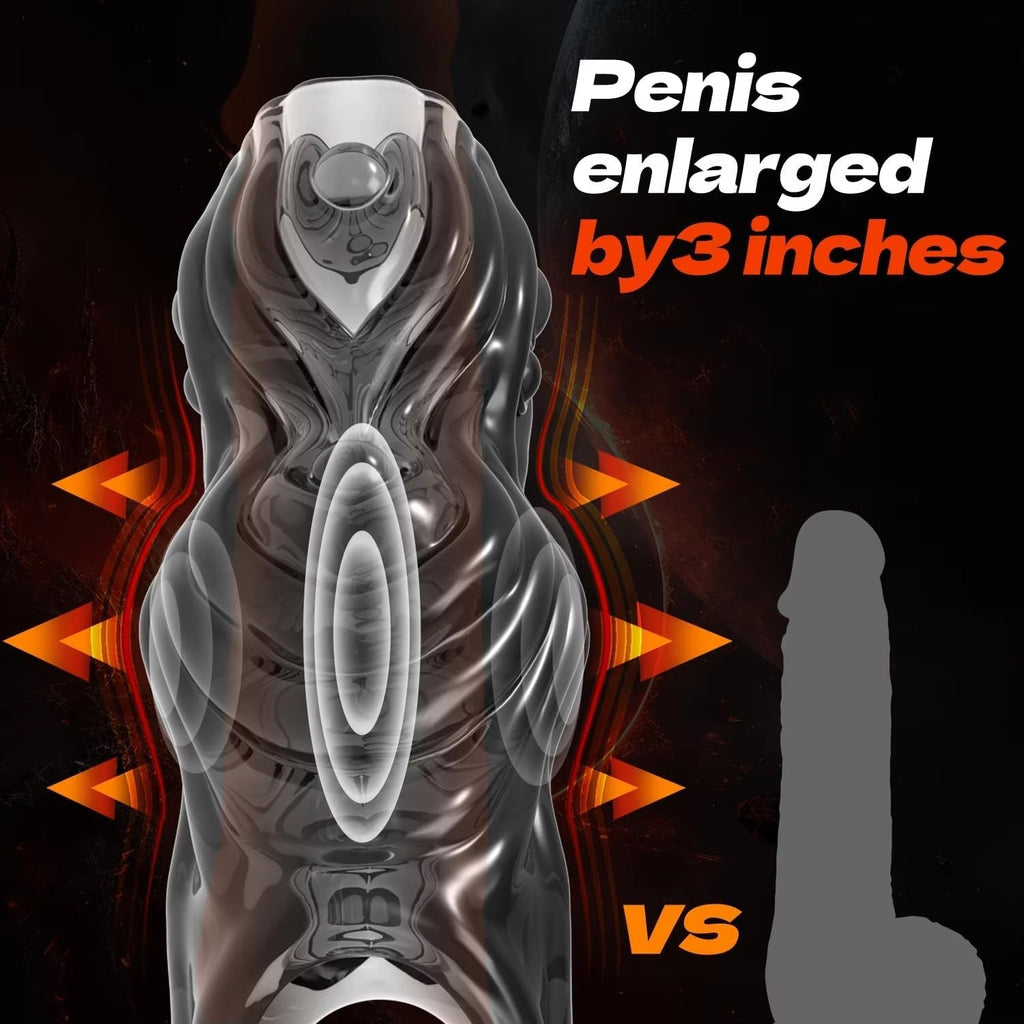 FullLock Monster Silicone Cock Sleeve Extender