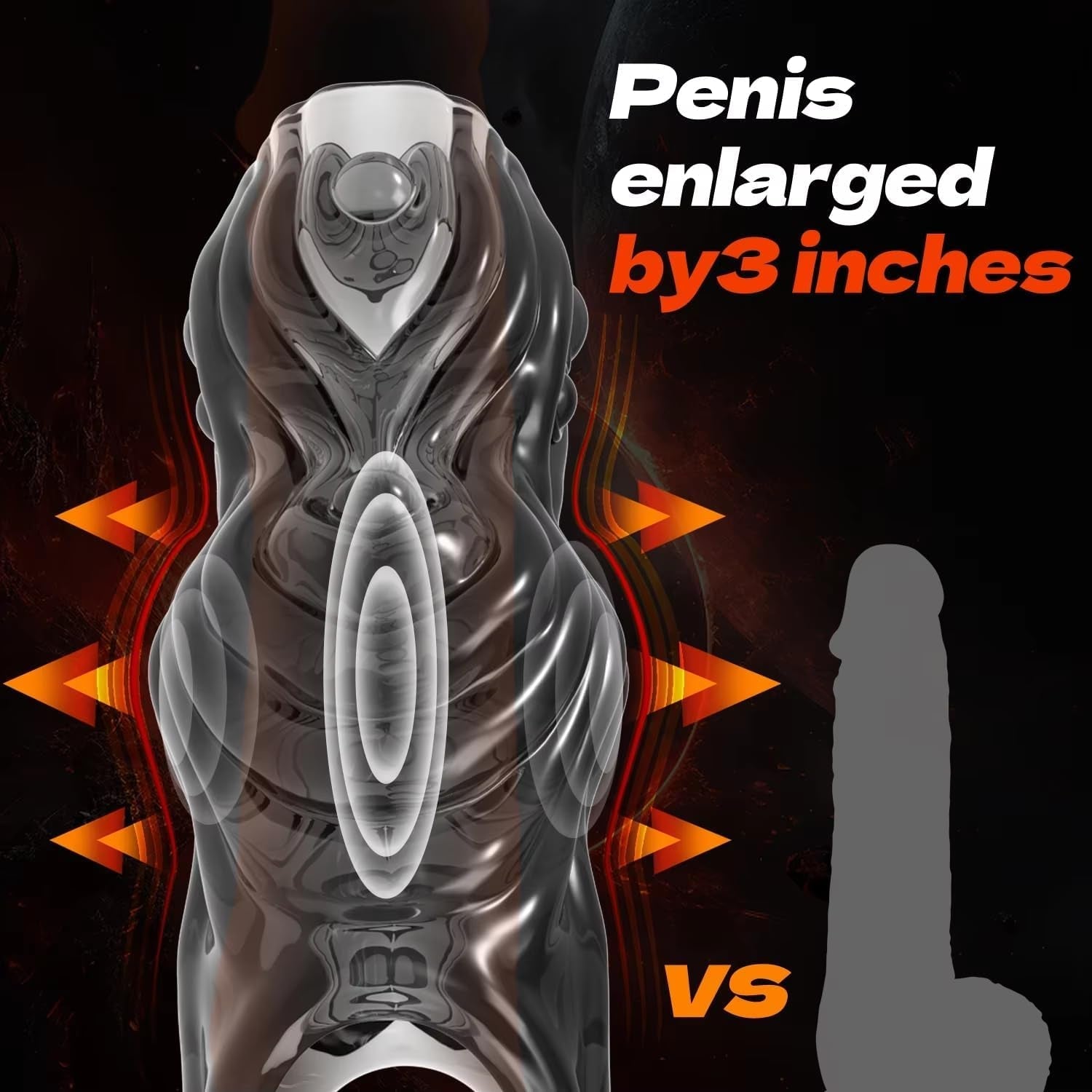 FullLock Monster Silicone Cock Sleeve Extender