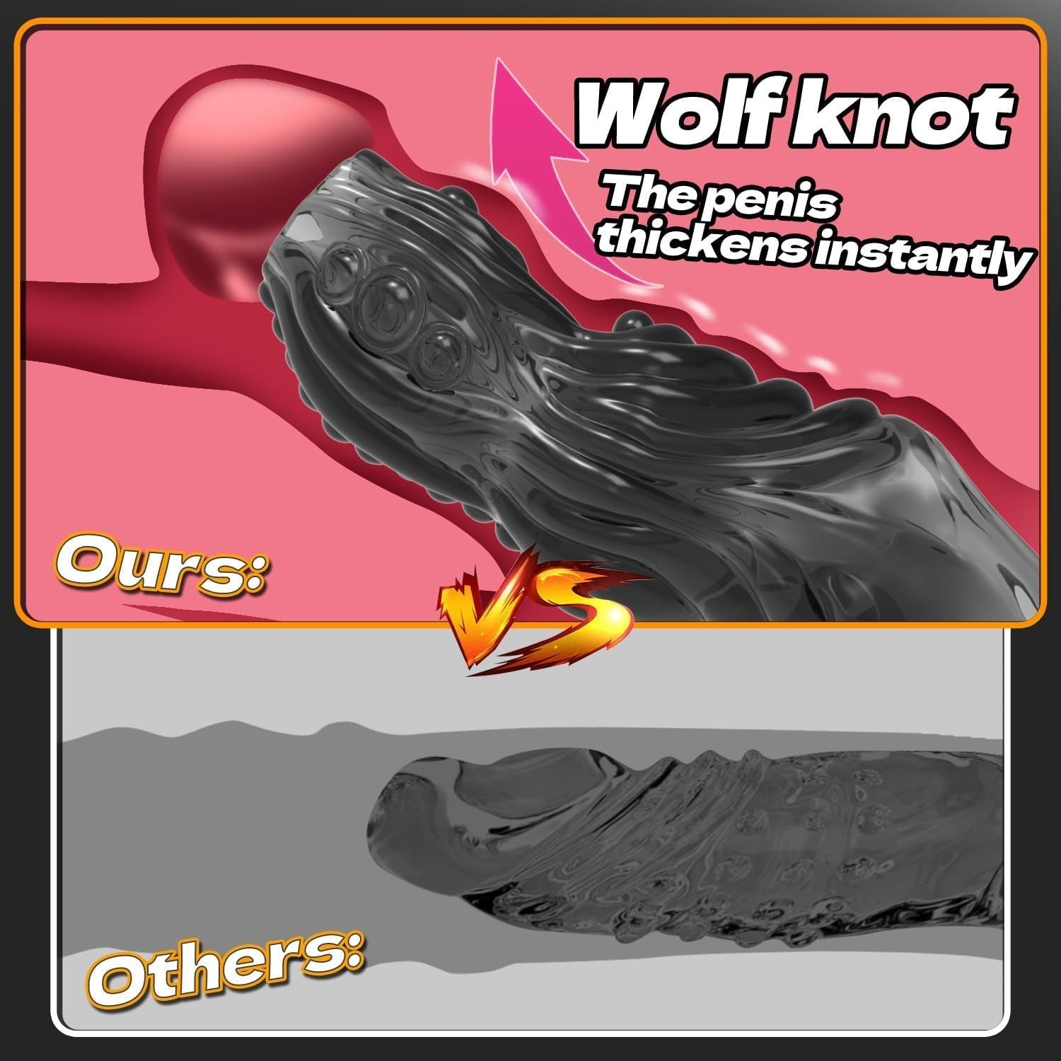FullLock Monster Silicone Cock Sleeve Extender