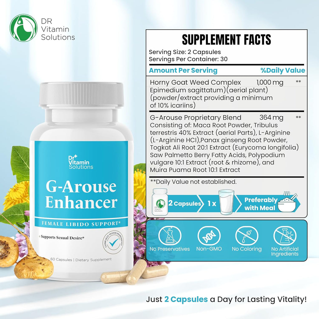 G-Arouse Enhancer for Women – Libido & Energy Support