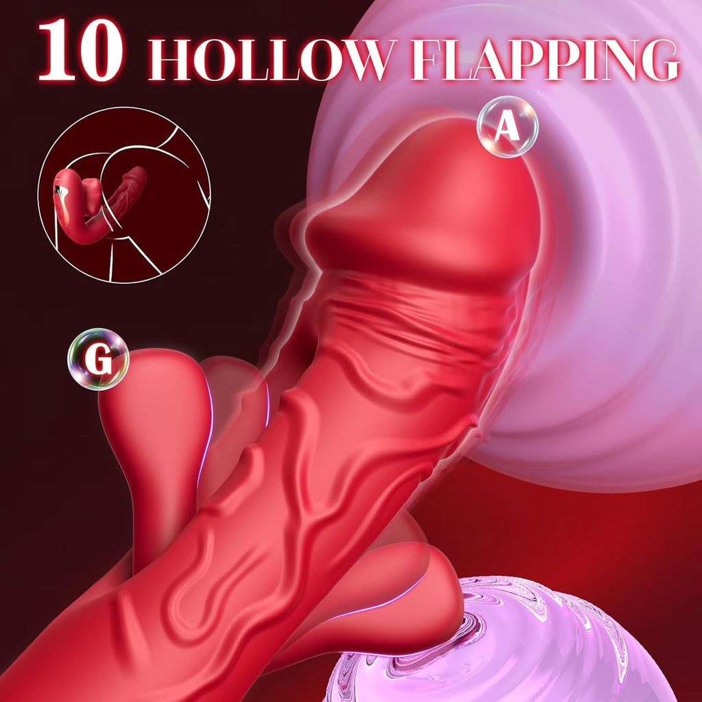 OmniLuxe 4-in-1 G-Spot Vibrator | Lick, Suction & Tap