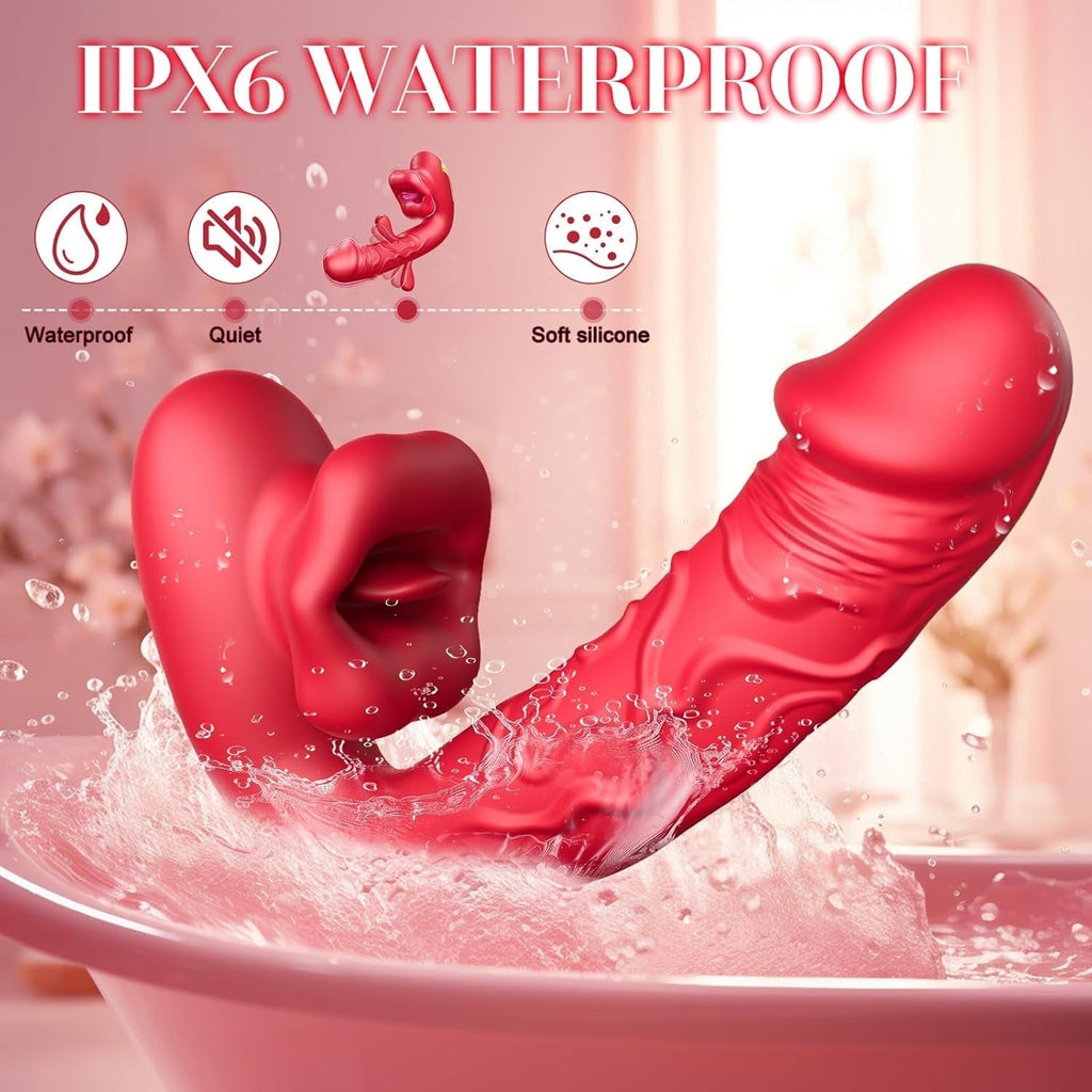 OmniLuxe 4-in-1 G-Spot Vibrator | Lick, Suction & Tap