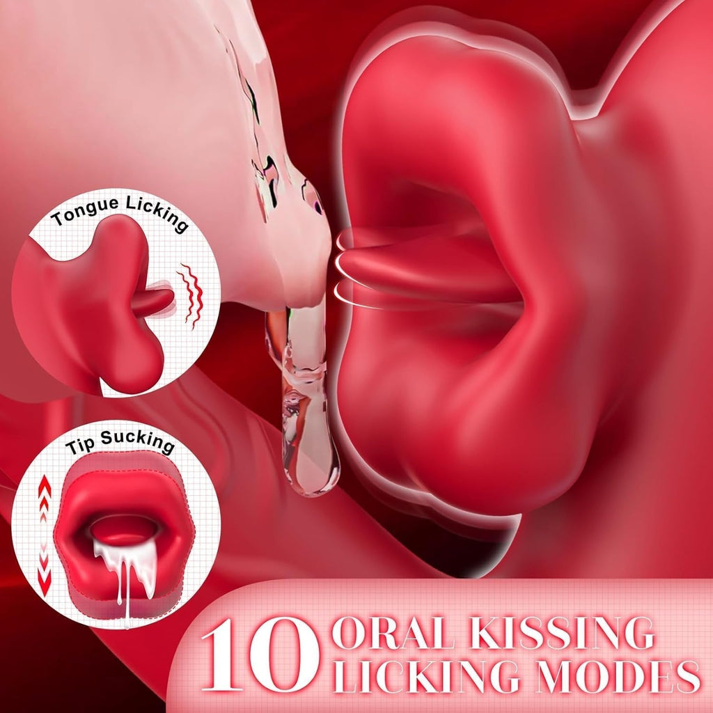 OmniLuxe 4-in-1 G-Spot Vibrator | Lick, Suction & Tap