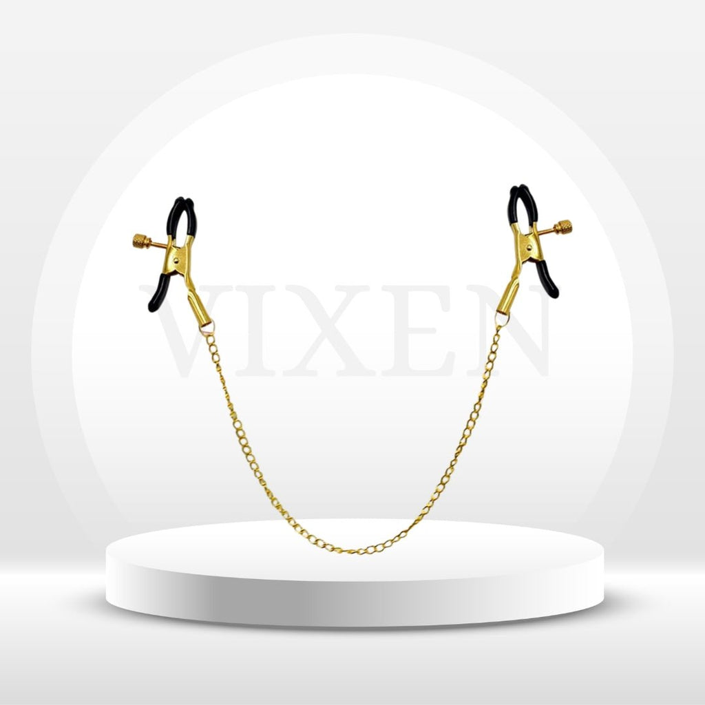 GildedTease Adjustable BDSM Nipple Clamps