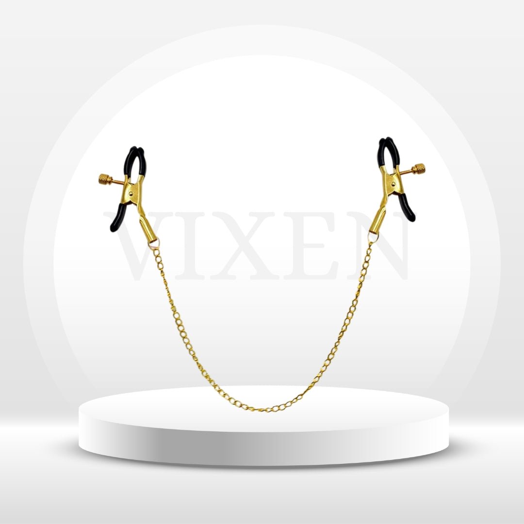 GildedTease Adjustable BDSM Nipple Clamps