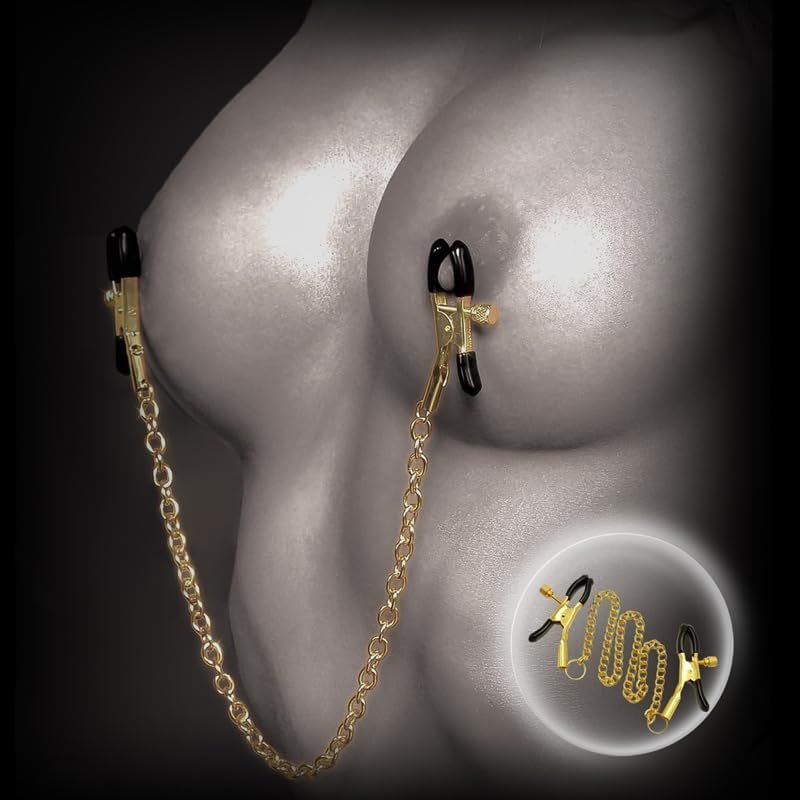 GildedTease Adjustable BDSM Nipple Clamps