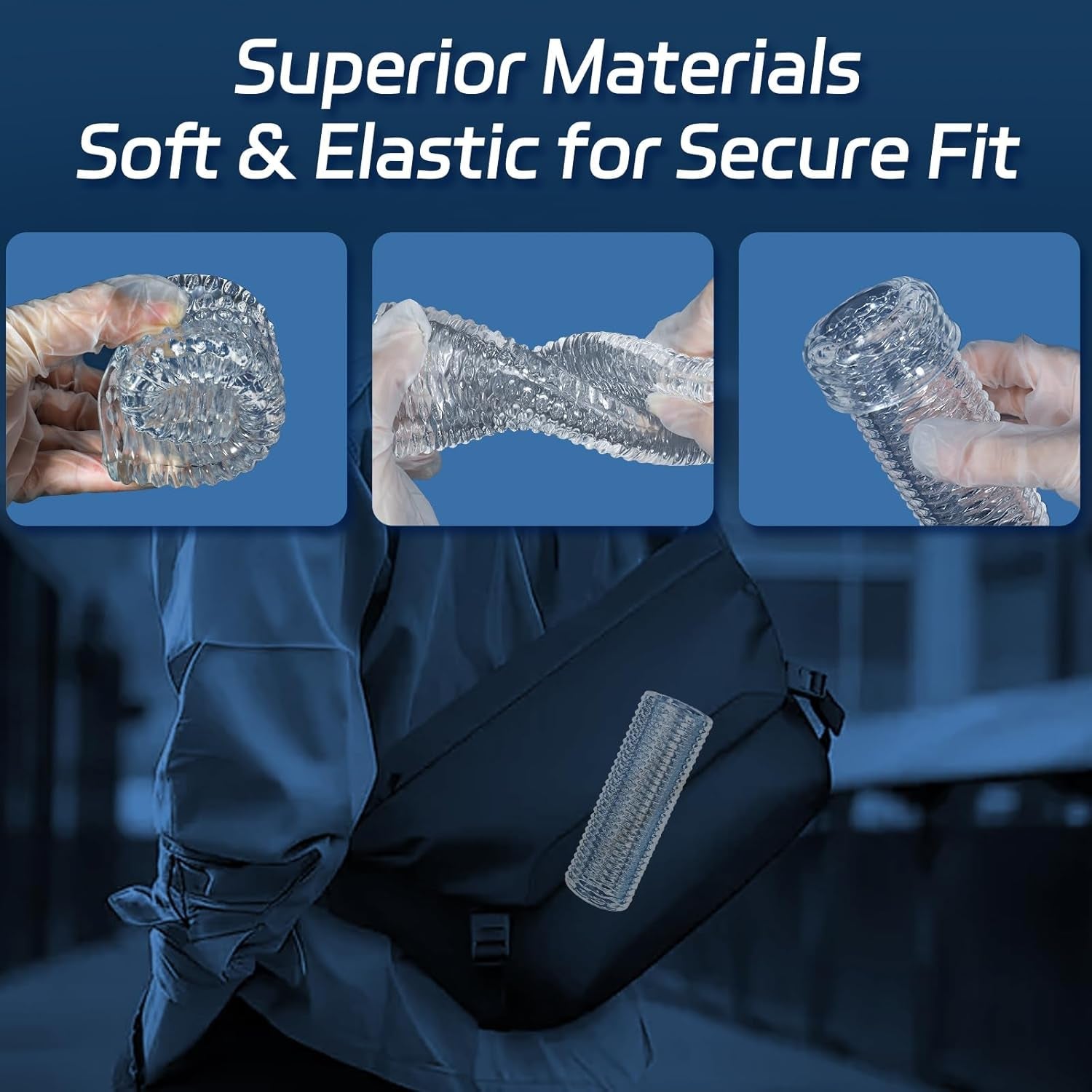 GirthForge Trim-to-Fit Penis Girth Enhancer Sleeve