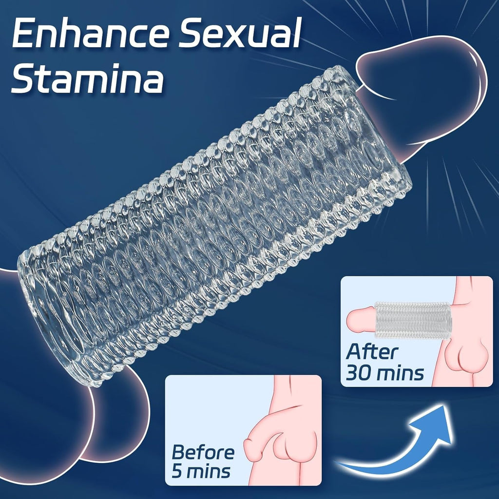 GirthForge Trim-to-Fit Penis Girth Enhancer Sleeve