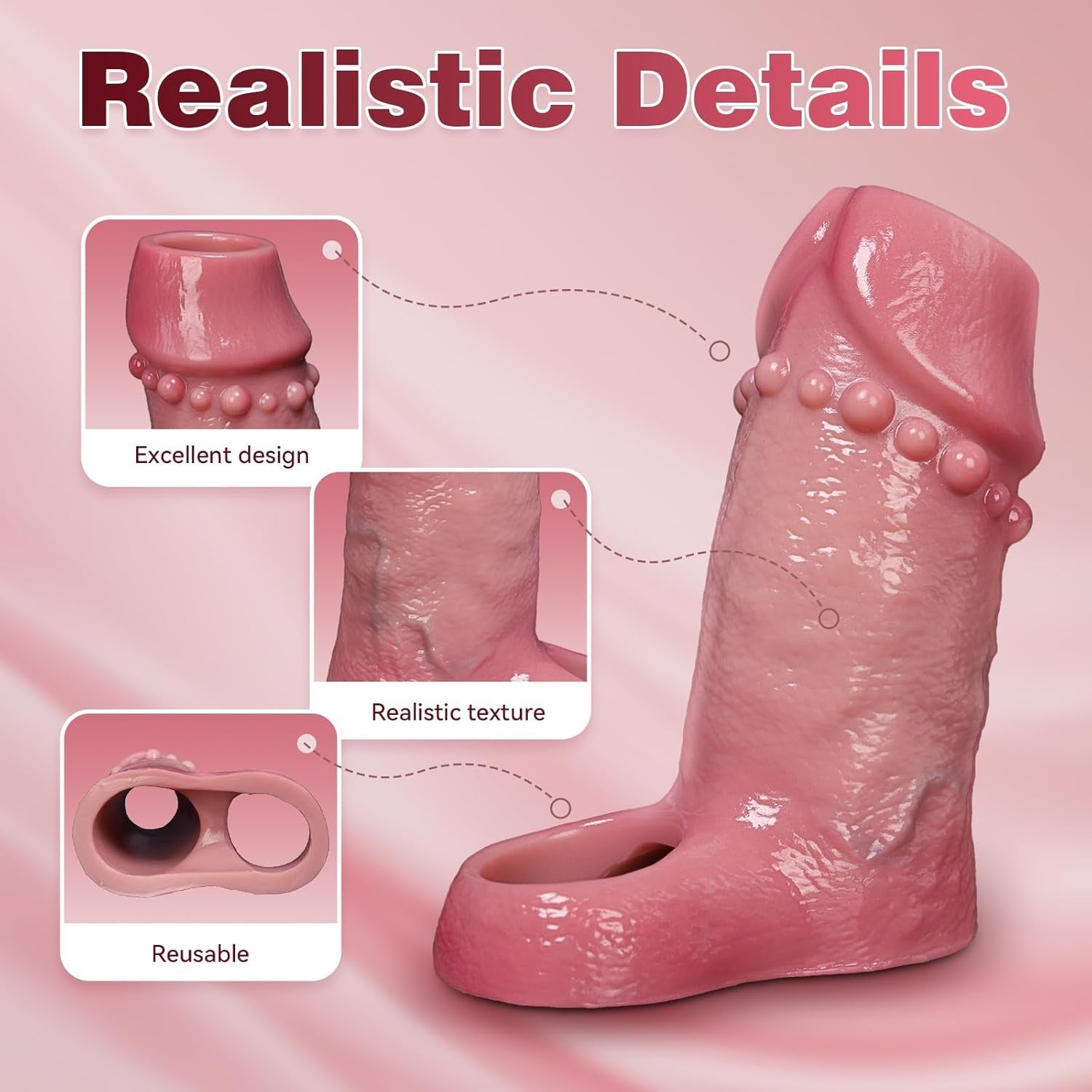 GirthGlide Silicone Penis Sleeve Extender