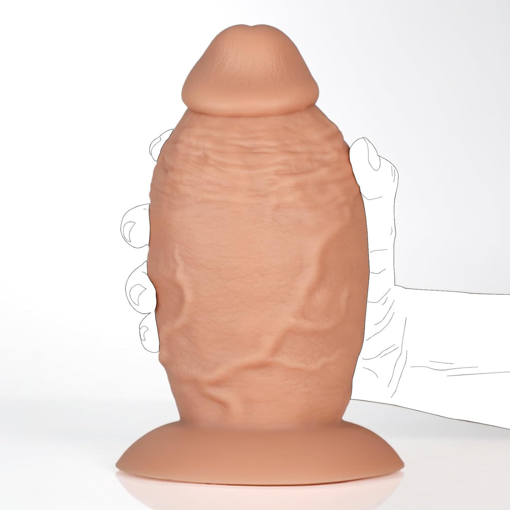 GirthMonarch 7.5" Extra Thick Dildo with Suction Base