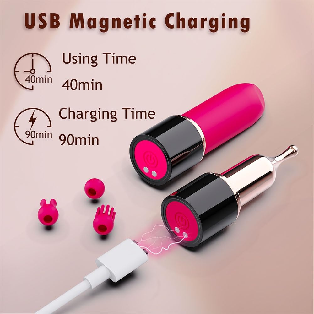 GlamVibe 4-Play Lipstick Vibrator