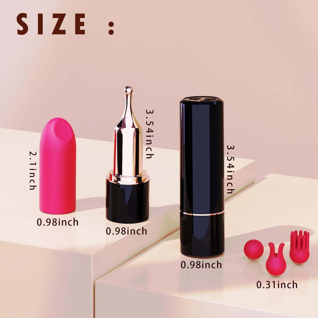 GlamVibe 4-Play Lipstick Vibrator