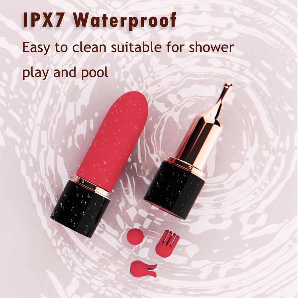 GlamVibe 4-Play Lipstick Vibrator