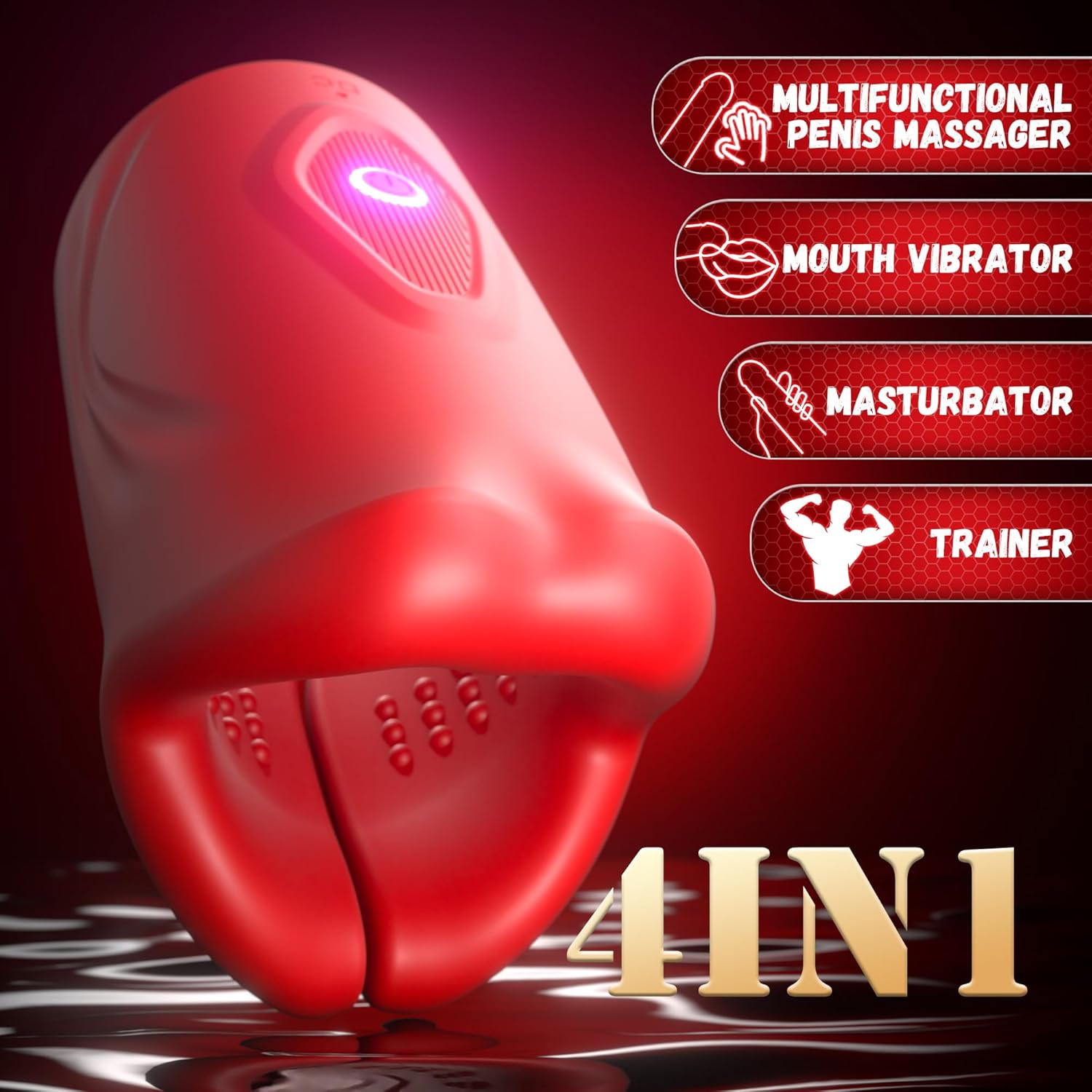 GlansMax 2-in-1 Penis Vibrator & Trainer