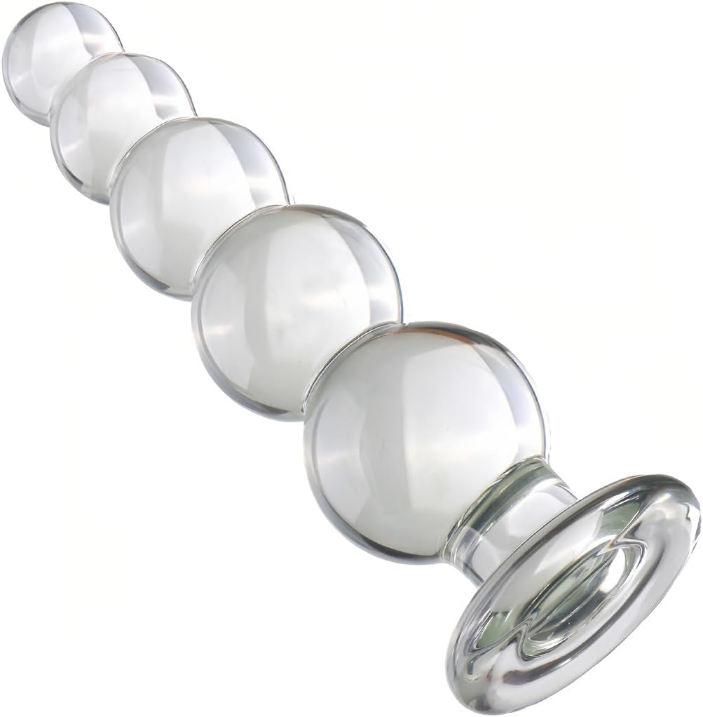 GlideBeads Glass Anal Plug