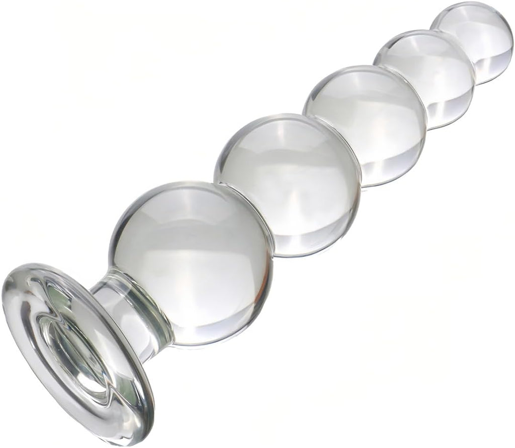 GlideBeads Glass Anal Plug