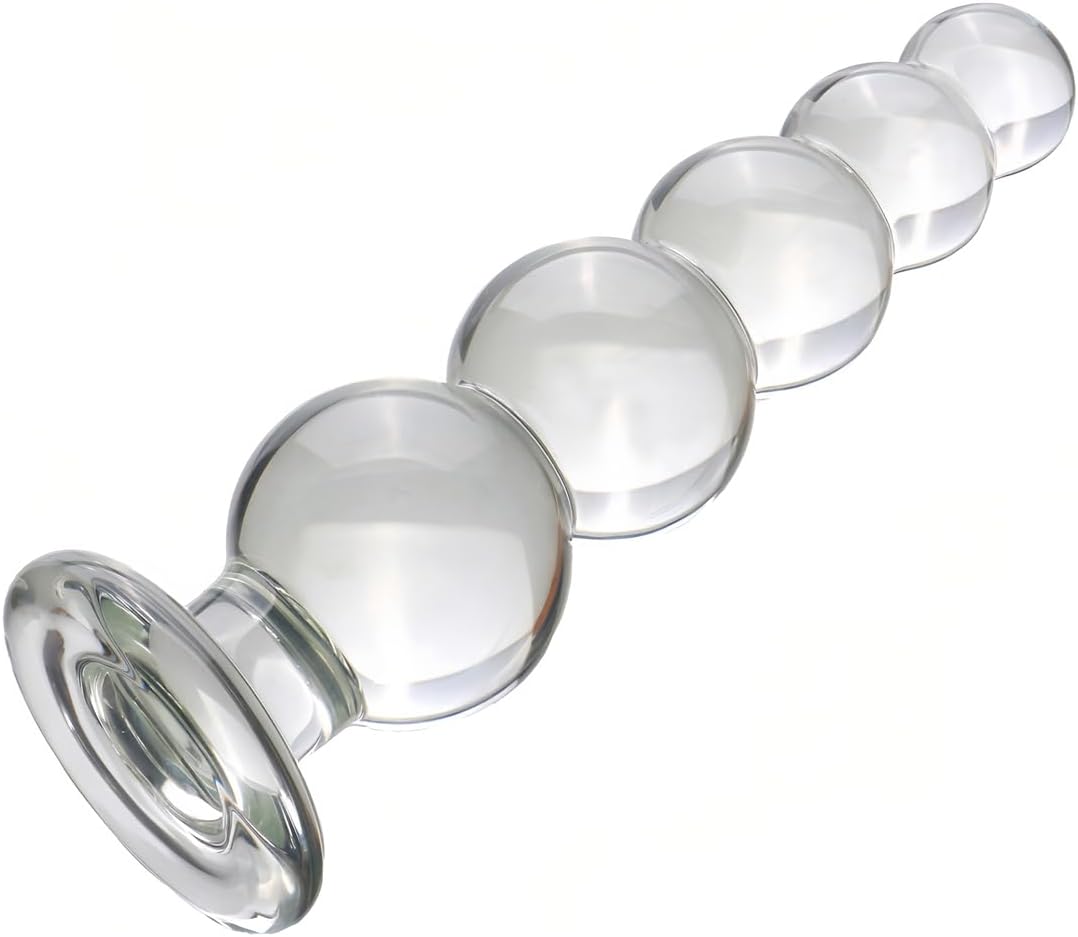 GlideBeads Glass Anal Plug