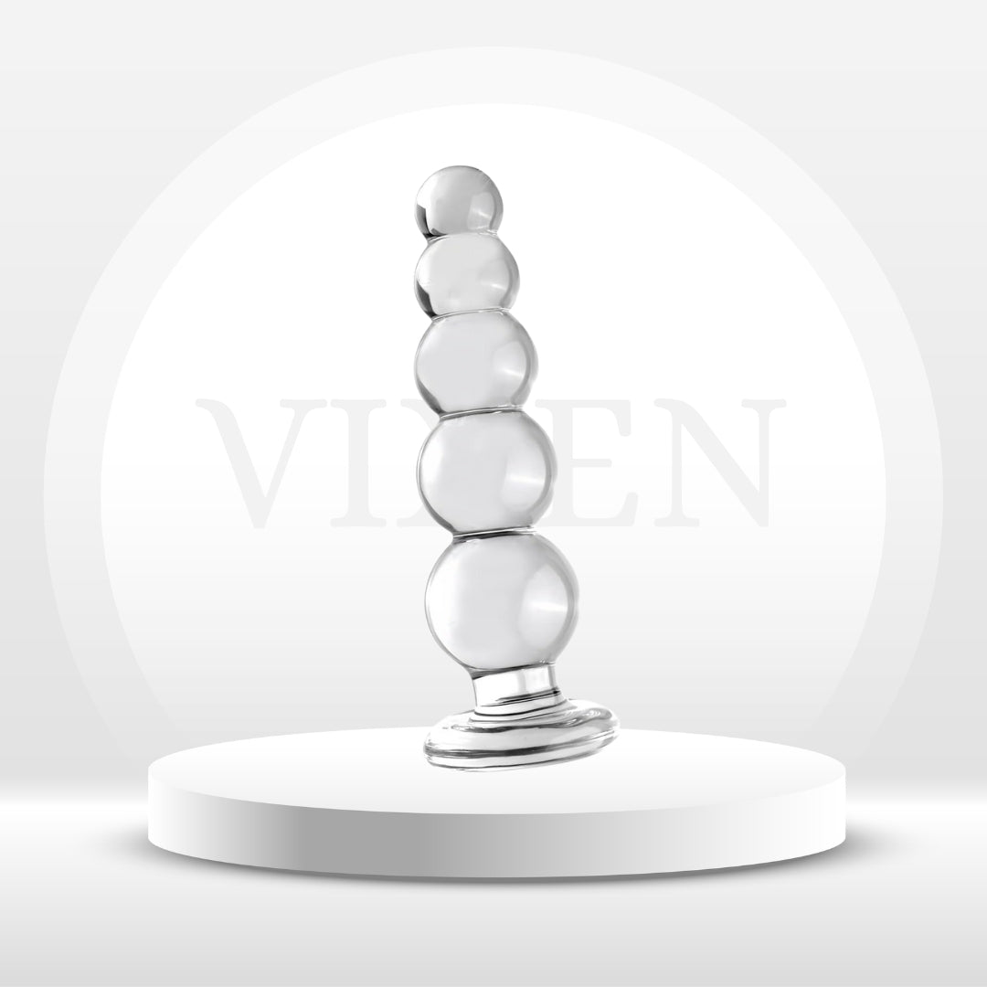 GlideBeads Glass Anal Plug