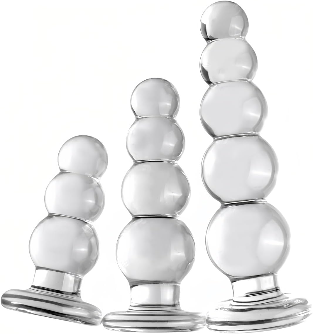 GlideBeads Glass Anal Plug