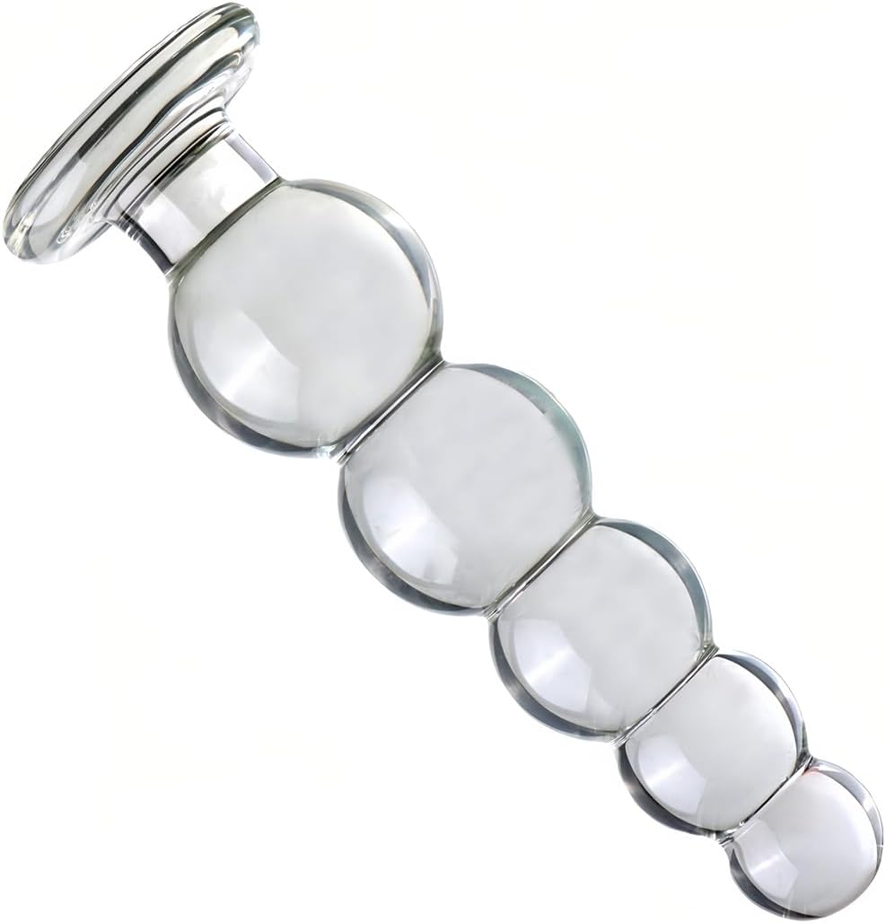 GlideBeads Glass Anal Plug