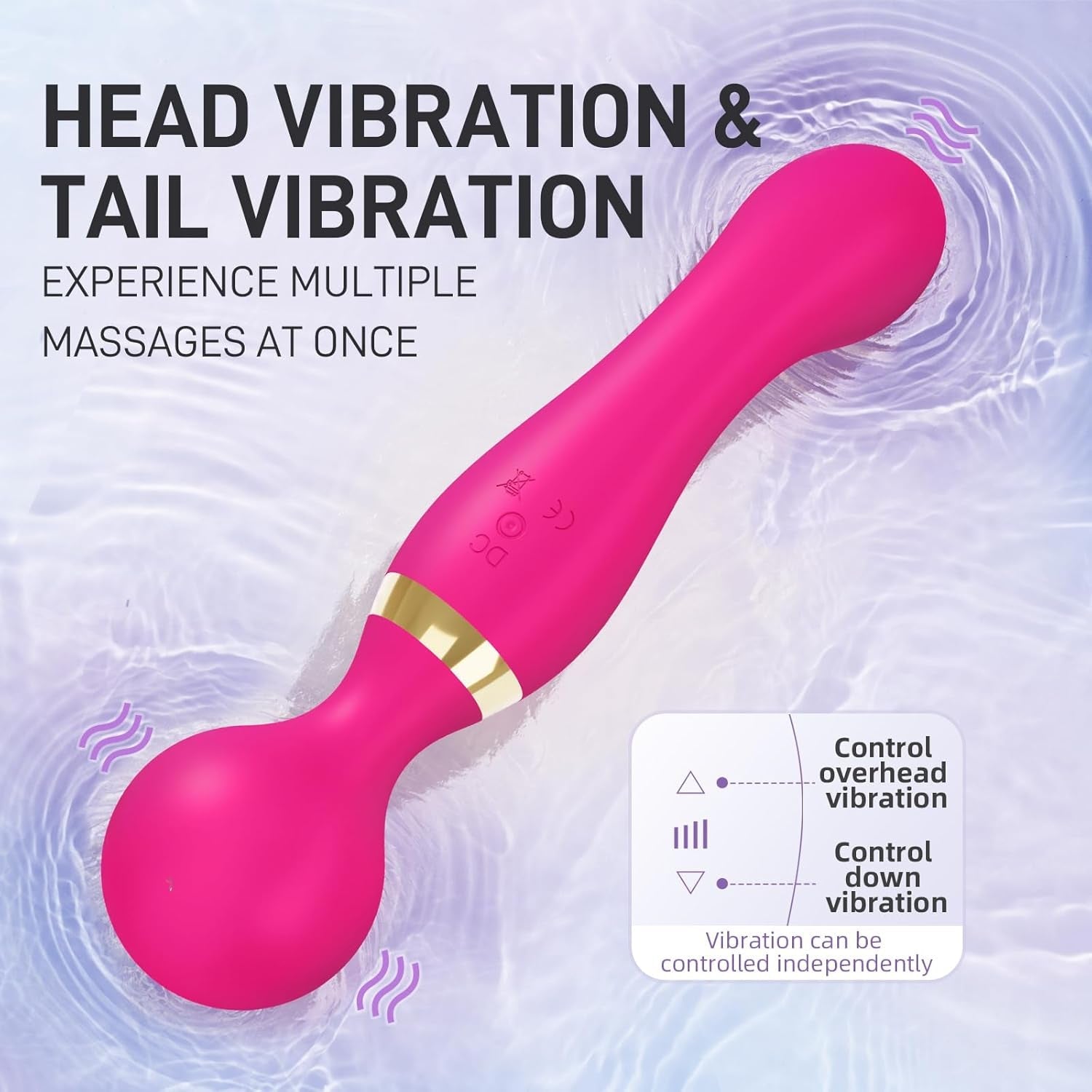 GlideForce Rechargeable G-Spot Wand Vibrator