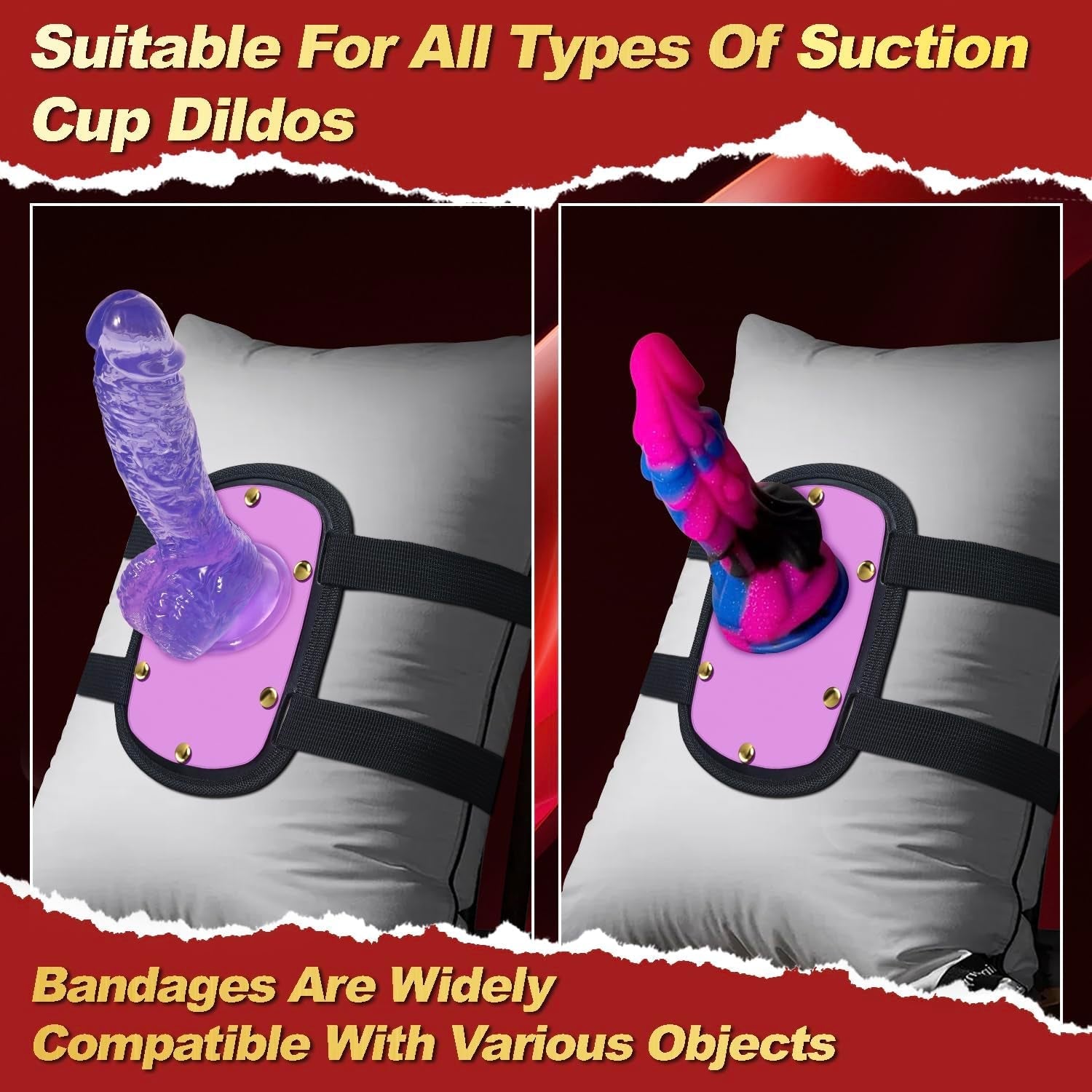 GlideLock Strong ABS Suction Dildo Mount